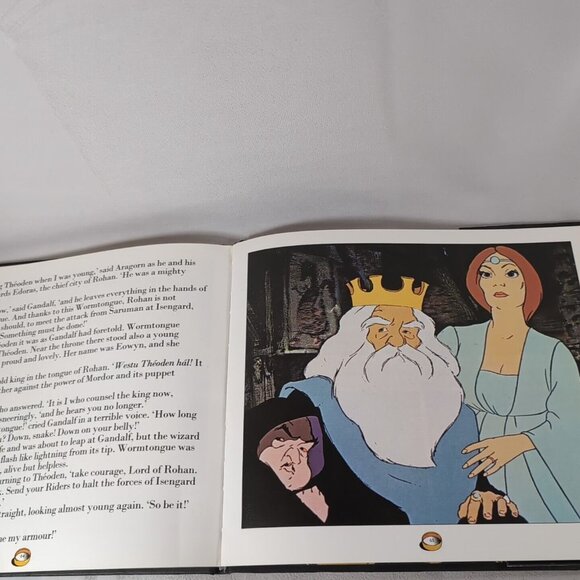 Film Book of Lord of the Rings LOTR JRR Tolkien Hardcover Picture 1978 - Picture 10 of 11